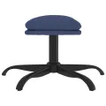 Repose-pied Bleu 60x60x36 cm Tissu