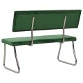 Banc 110 cm Vert foncé Velours
