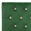 Banc 110 cm Vert foncé Velours