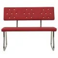 Banc 110 cm Rouge bordeaux Similicuir