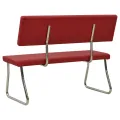 Banc 110 cm Rouge bordeaux Similicuir