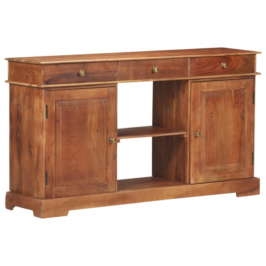 Buffet 135x35x75 cm Bois d'acacia solide