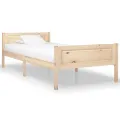 Cadre de lit Bois de pin massif 90x200 cm