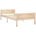 Cadre de lit Bois de pin massif 90x200 cm
