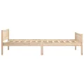 Cadre de lit Bois de pin massif 90x200 cm