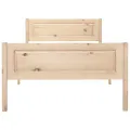 Cadre de lit Bois de pin massif 90x200 cm