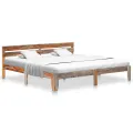 Cadre de lit Bois massif 200x200 cm