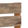 Cadre de lit Bois massif 200x200 cm