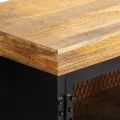 Buffet 150x40x75 cm Bois de manguier solide