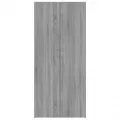 Armoire à chaussures Sonoma gris 80x35,5x180 cm Bois ingénierie