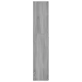 Armoire à chaussures Sonoma gris 80x35,5x180 cm Bois ingénierie