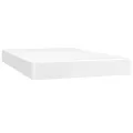 cadre de lit avec matelas Blanc 120x200cm Similicuir