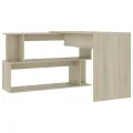 Bureau d'angle Chêne sonoma 200x50x76 cm Aggloméré