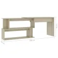 Bureau d'angle Chêne sonoma 200x50x76 cm Aggloméré