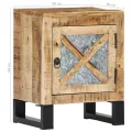 Table de chevet 40 x 30 x 50 cm Bois de manguier massif