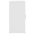 Armoire à chaussures Blanc 32x35x70 cm Aggloméré