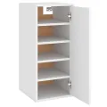 Armoire à chaussures Blanc 32x35x70 cm Aggloméré