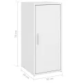 Armoire à chaussures Blanc 32x35x70 cm Aggloméré