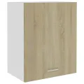 Armoires suspendues 2 pcs Chêne sonoma 50x31x60 cm Aggloméré