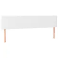 cadre de lit avec matelas Blanc 180x200cm Similicuir