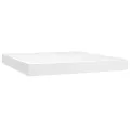 cadre de lit avec matelas Blanc 180x200cm Similicuir