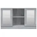 Armoire à vitrine Sonoma gris 120x30,5x70 cm Bois d'ingénierie