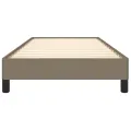 Cadre de lit Taupe 90x190 cm Tissu