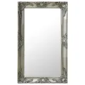 Miroir mural style baroque 50x80 cm Argenté
