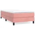 cadre de lit Rose 90x190 cm Velours