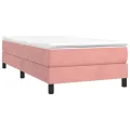 cadre de lit Rose 90x190 cm Velours