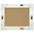 Miroir mural style baroque 50x40 cm Blanc