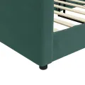 Lit de repos vert foncé 100x200 cm velours
