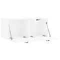 Armoire murale blanc brillant 80x36,5x35 cm bois d'ingénierie