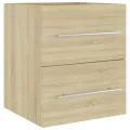 Armoire d'évier Chêne sonoma 41x38,5x48 cm Aggloméré