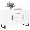 Buffet blanc 100x36x60 cm bois d'ingénierie