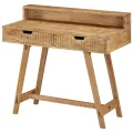 Bureau 100x45x90 cm Bois de manguier brut solide