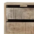 Buffet 140 x 30 x 60 cm Bois de manguier massif