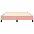 Cadre de lit Rose 140x190 cm Velours