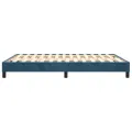 cadre de lit Bleu foncé 140x190 cm Velours