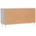 Banc à chaussures sonoma gris 102x35x55 cm bois d'ingénierie