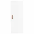 Armoire murale blanc brillant 34,5x34x90 cm