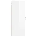 Armoire murale blanc brillant 34,5x34x90 cm