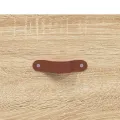Banc à chaussures chêne sonoma 102x35x55 cm bois d'ingénierie