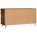 Banc à chaussures chêne fumé 102x35x55 cm bois d'ingénierie