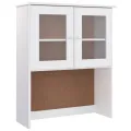 Buffet ALTA blanc 77x35x165 cm bois massif de pin