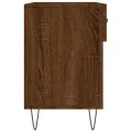 Banc à chaussures chêne marron 102x35x55 cm bois d'ingénierie