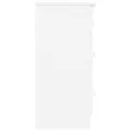 Commode ALTA blanc 112x35x73 cm bois massif de pin