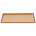 Tapis d'escalier autocollants 15 pcs 65x21x4 cm Rouge