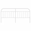 Tête de lit métal blanc 193 cm