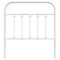 Tête de lit métal blanc 90 cm
